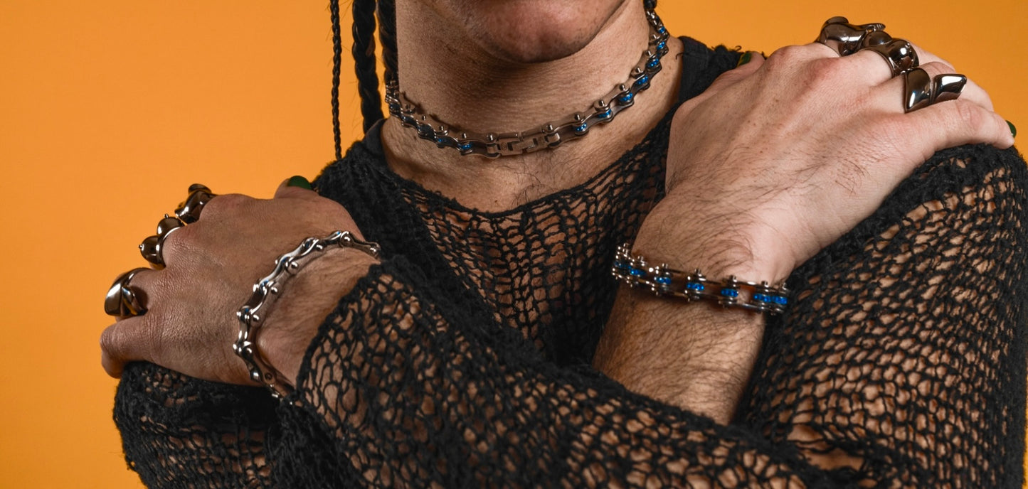 BIKER SLUT CHAIN BRACELET