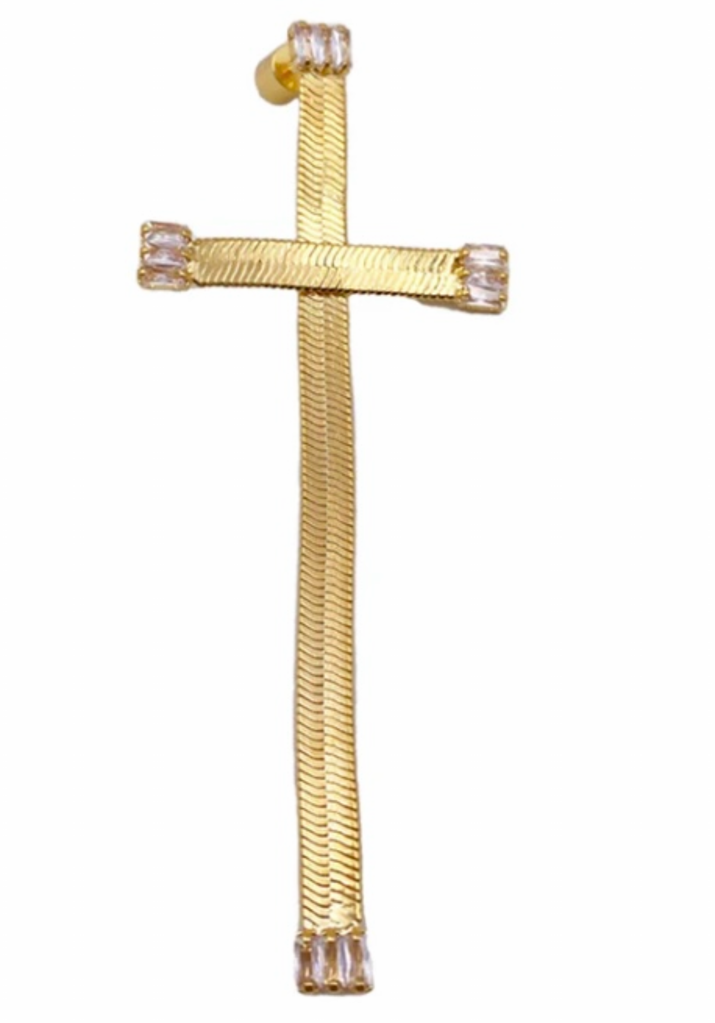 CRUCIFICADA EARRINGS -GOLD